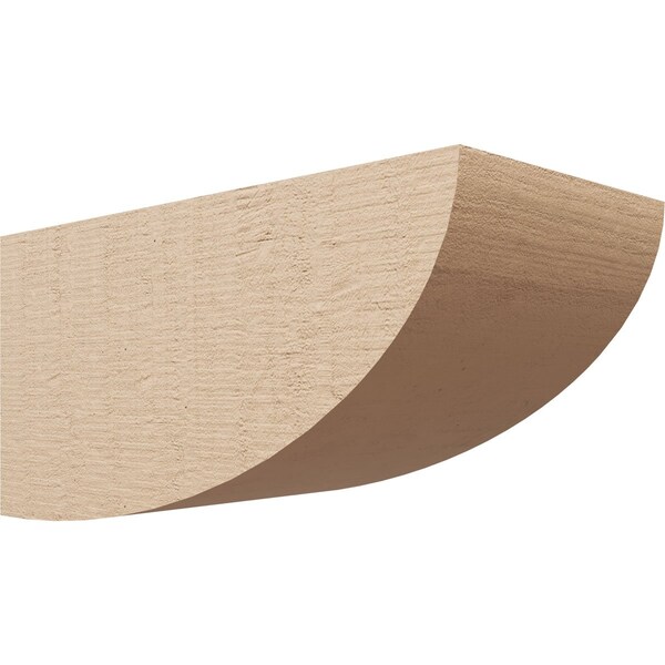 Ekena Millwork 7"W x 14"D x 7"H Wide Durham Rough Cedar Woodgrain TimberThane Corbel, Primed Tan CORUR07X14X07DURRCPR - main
